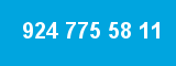 924 775 58 11